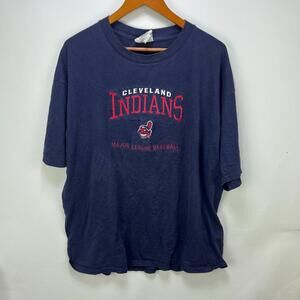 Vintage 90s Cleveland Indians MLB Sun Faded T-Shirt 2XL